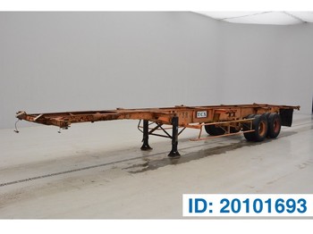 Náves preprava kontajnerov/ Výmenná nadstavba Fruehauf Skelet 20-30-40 ft: obrázok 1