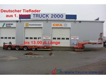 Náves podvalník na prepravu ťažké stroje Goldhofer STZ-L 4-34 Länge bis 13m Twist Lock Lift Lenk: obrázok 1