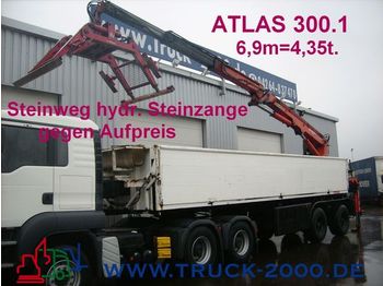 LANGENDORF Stein/Baustoff+Heck Kran ATLAS 300.1 Bj.1999 - Náves