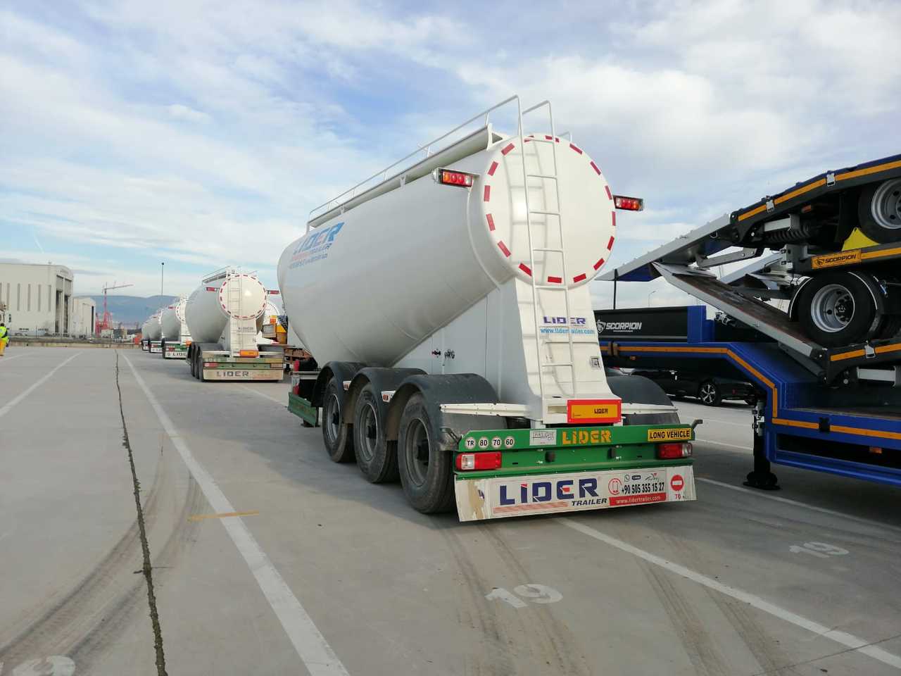 Nový Cisternový náves na prepravu cementu LIDER 2023 MODEL NEW CEMENT TANKER: obrázok 19