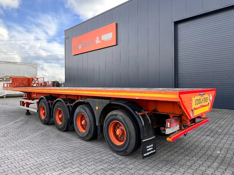 Plošinový/ Valníkový náves MOL 62 tons Ballast trailer, 4 axles, 2 steering axles, Belgium- trailer, 75% tyres: obrázok 5