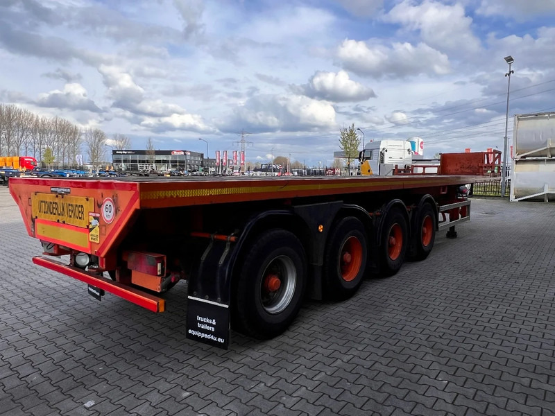 Plošinový/ Valníkový náves MOL 62 tons Ballast trailer, 4 axles, 2 steering axles, Belgium- trailer, 75% tyres: obrázok 3
