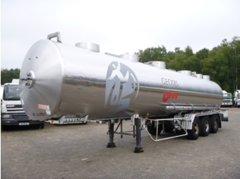 Cisternový náves na prepravu chemické látky Magyar Chemical tank inox 32.6 m3 / 1 comp: obrázok 1