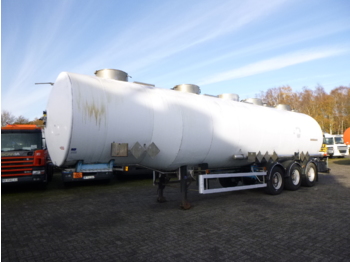 Cisternový náves na prepravu chemické látky Magyar Chemical tank inox 40.5 m3 / 3 comp: obrázok 1