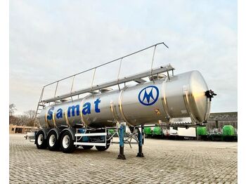Cisternový náves na prepravu mlieko Magyar INOX tank 26.000 ltr - 1 comp - milk-melasse-Oil: obrázok 1