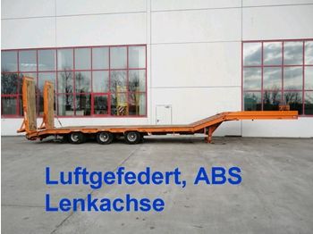 Náves podvalník na prepravu ťažké stroje Möslein 3 Achs Satteltieflader komplett überfahrba: obrázok 1
