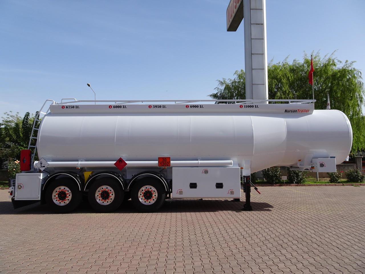 Nový Cisternový náves na prepravu palivo NURSAN Aluminium Fuel Tanker: obrázok 9