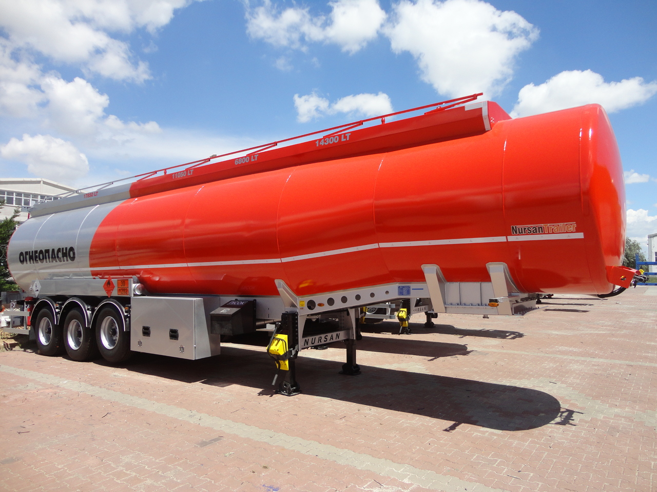 Nový Cisternový náves na prepravu palivo NURSAN Steel Fuel Tanker: obrázok 9