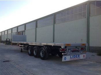 Náves plato LIDER 2020 YEAR NEW MODELS containeer flatbes semi TRAILER FOR SALE