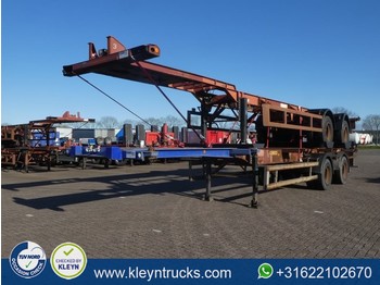 Náves preprava kontajnerov/ výmenná nadstavba Ackermann FRUEHAUF 40 FT 2 AXLES BPW full steel