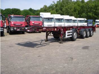 Dennison 3+1 axle 2 x 20 ft combi trailer - Náves preprava kontajnerov/ Výmenná nadstavba