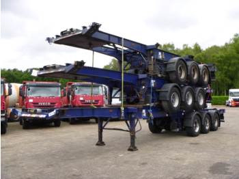 Dennison Stack of 3 units - 3-axle sliding container trailer - Náves preprava kontajnerov/ Výmenná nadstavba