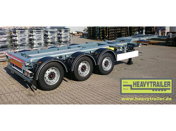 Náves preprava kontajnerov/ Výmenná nadstavba HeavyTrailer 3-Achs-Multi-Containerchassis