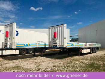 Náves preprava kontajnerov/ výmenná nadstavba Krone SDP 27 / BAUSTOFF TWISTLOCK CONTAINER