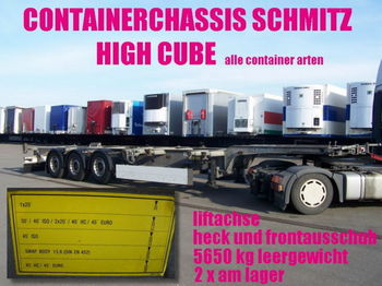 Schmitz SCF 24 G / HIGH CUBE 20/30/40/45 2x vorhanden - Náves preprava kontajnerov/ Výmenná nadstavba