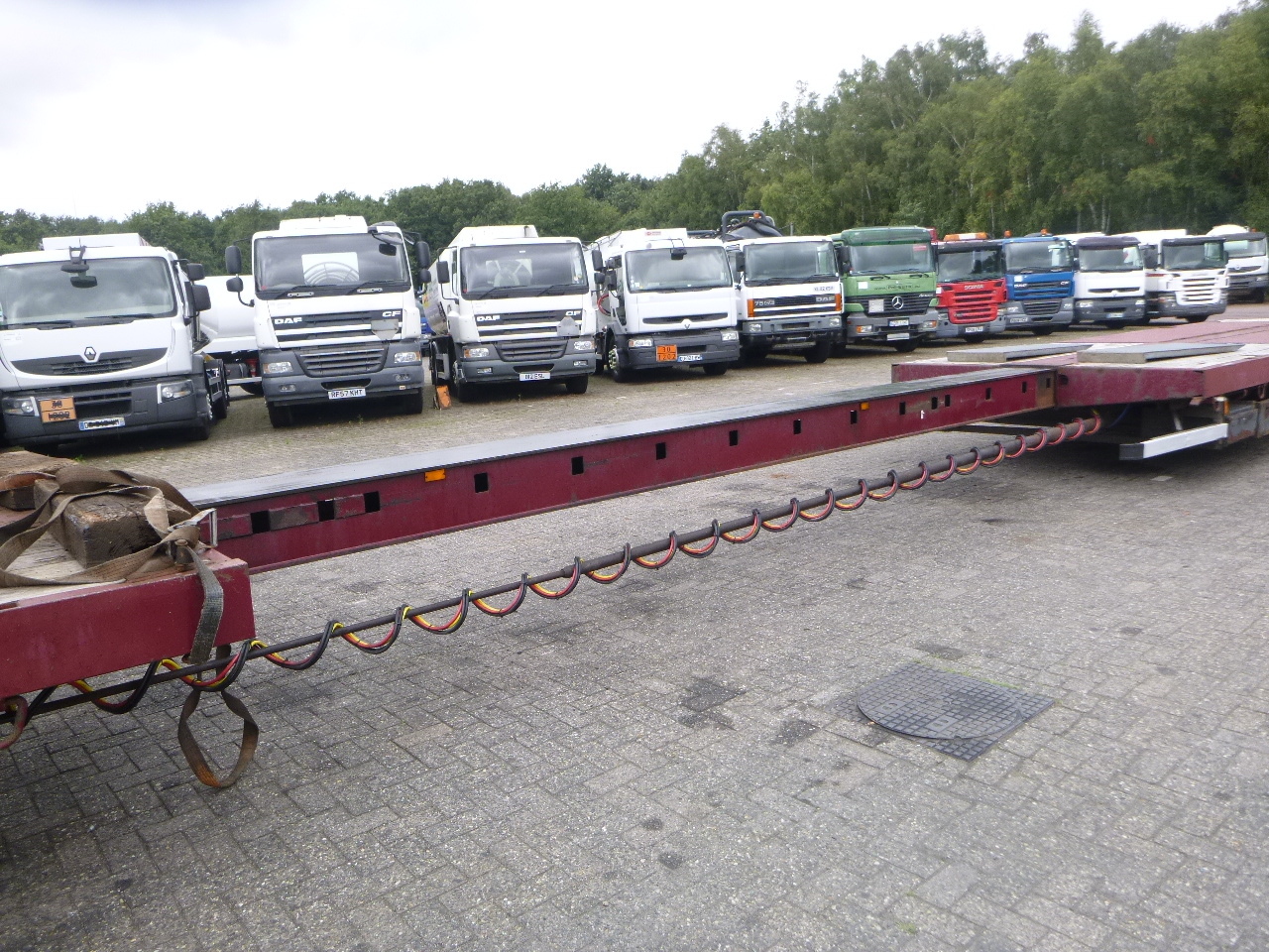 Náves podvalník Nooteboom 3-axle semi-lowbed trailer extendable 14.5 m + ramps: obrázok 9