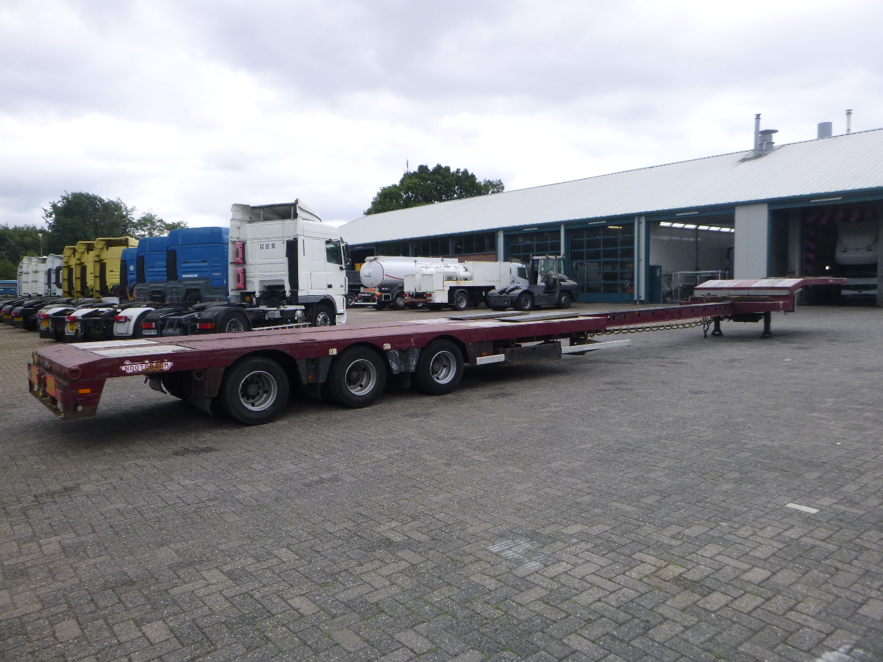 Náves podvalník Nooteboom 3-axle semi-lowbed trailer extendable 14.5 m + ramps: obrázok 4