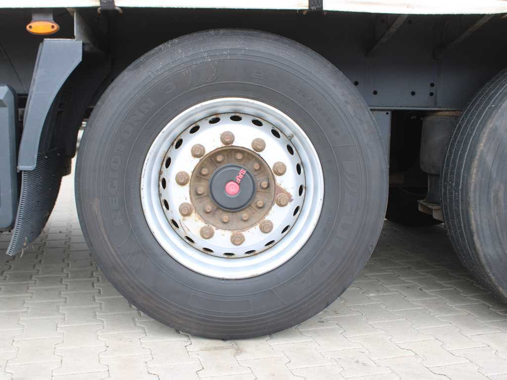 Plachtový náves Fliegl SDS 390, MULDA, MULTILOCK, LIFT AXLE, SAF