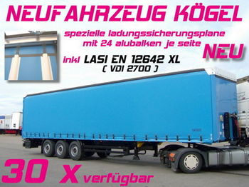 Kögel SNCO 24 / MAXX LASI EN 12642 XL / SAF mehrfach - Plachtový náves