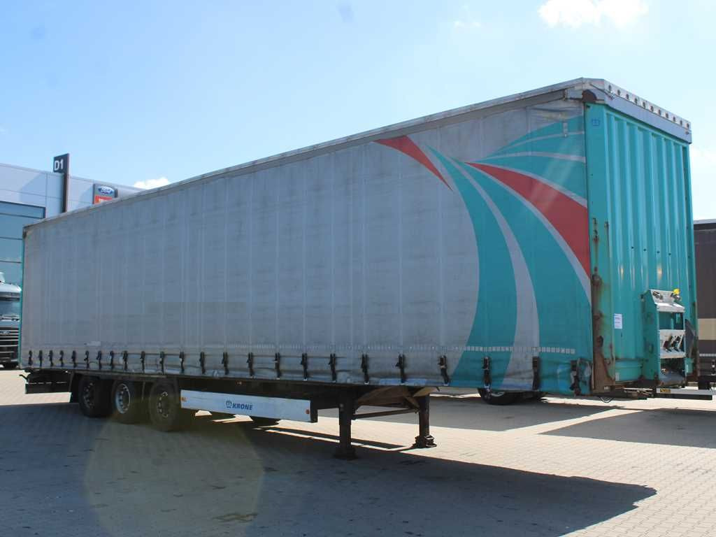 Plachtový náves Krone SD 04, LOWDECK, LIFTING AXLE, LIFTING ROOF