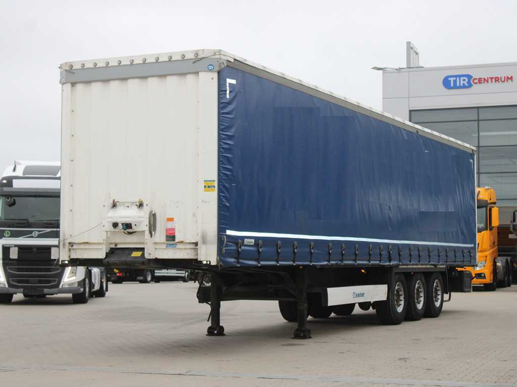 Plachtový náves Krone SD, LIFT AXLE, HOLLOW, MULTILOCK