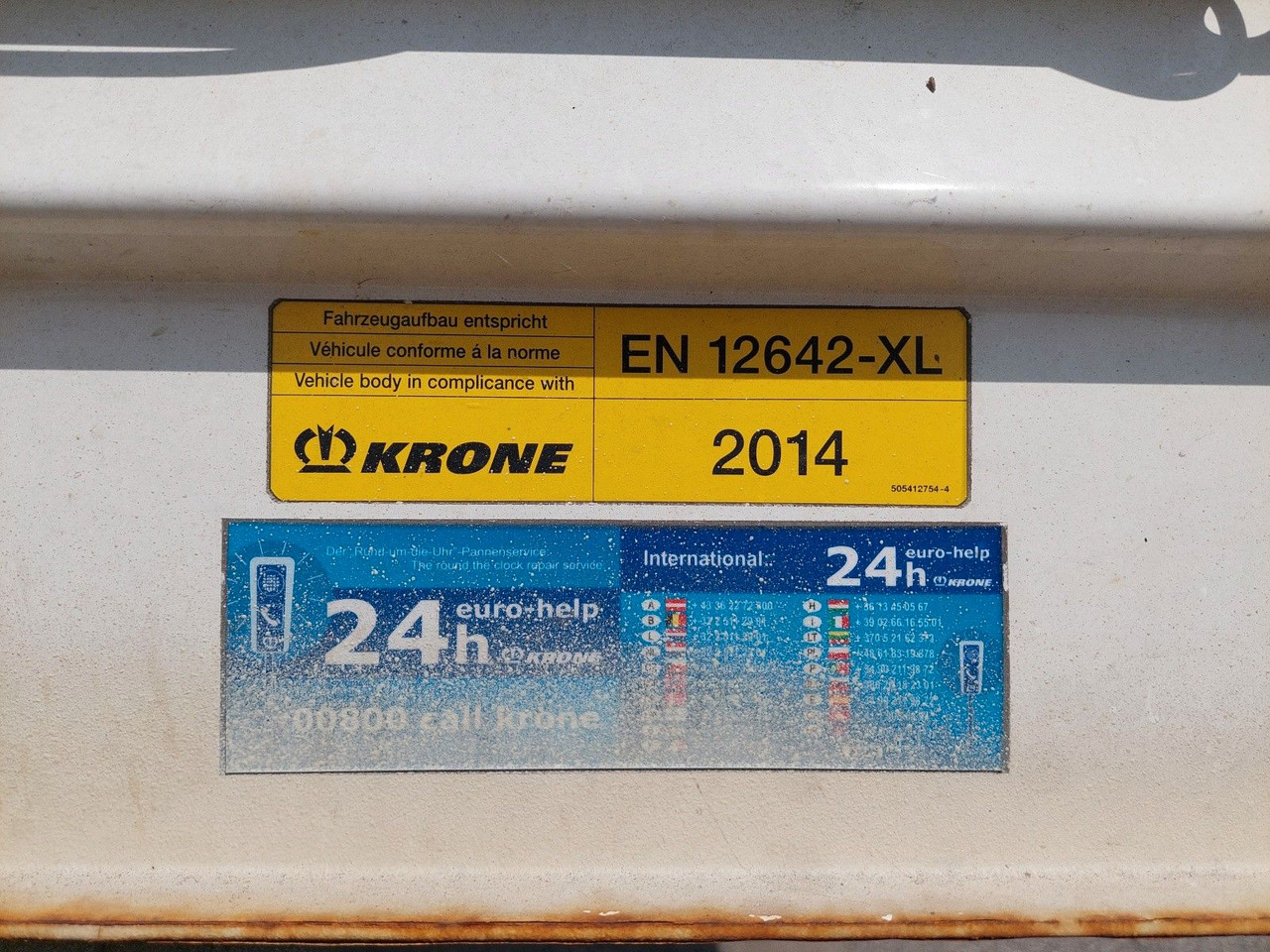 Plachtový náves Krone SD Mega Liner