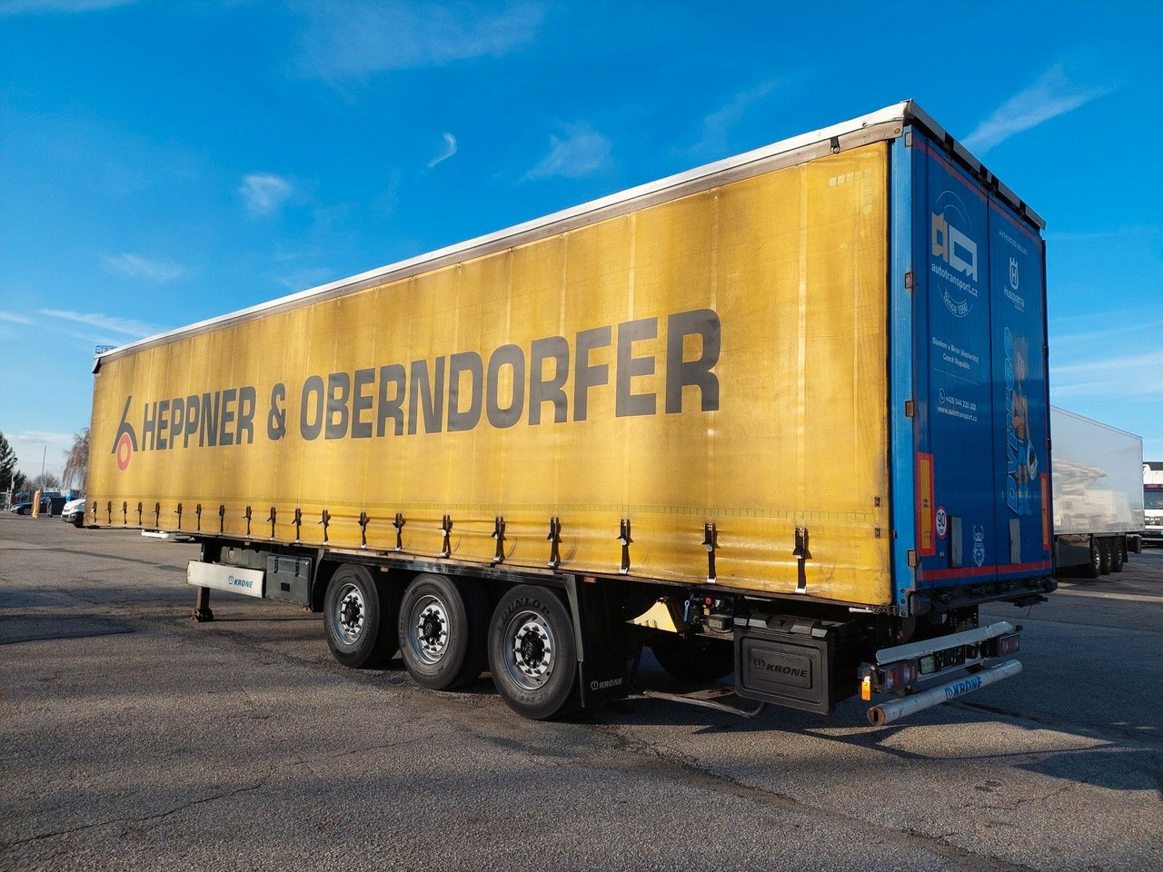 Plachtový náves Krone SD Standard Coil Mulde lenkbare Hinterachse