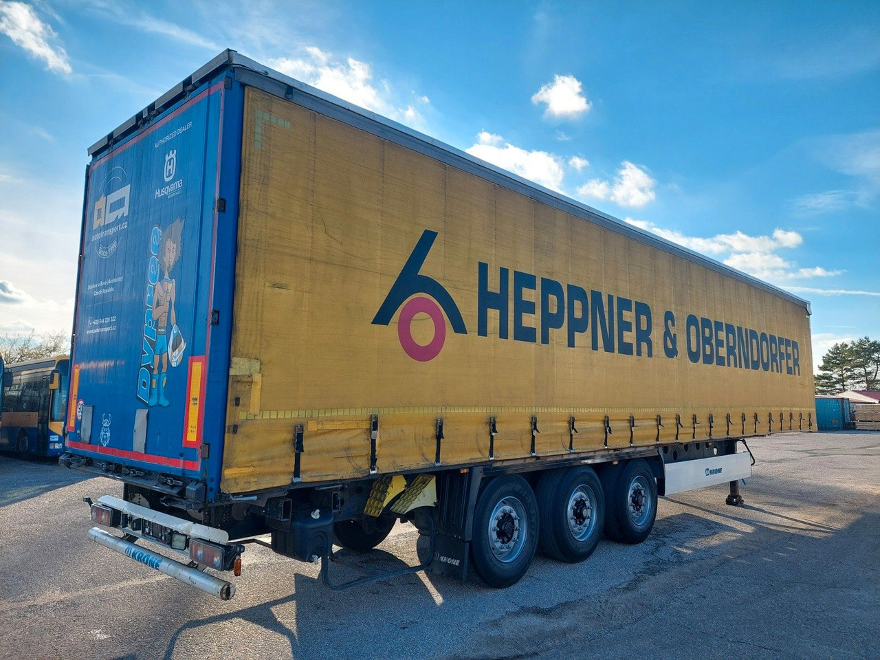 Plachtový náves Krone SD Standard Coil Mulde lenkbare Hinterachse