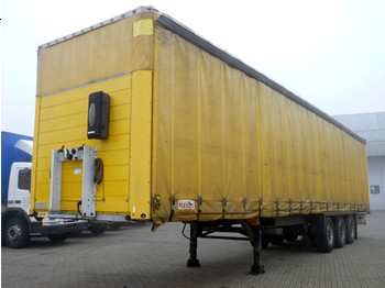 Schmidt SCS24 Pritsche+Plane SAF 2xLiftachse Scheibenbr. - Plachtový náves