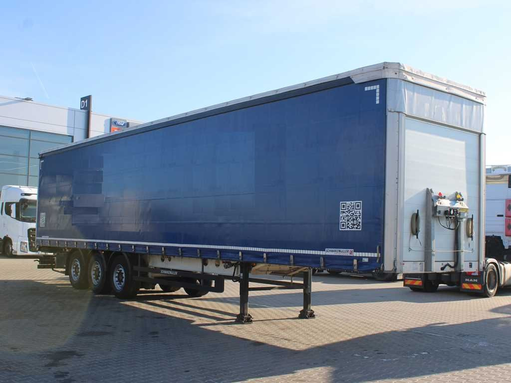 Plachtový náves Schwarzmüller SPA 3/E, LIFTING AXLE, MULDA, MULTILOCK, SAF