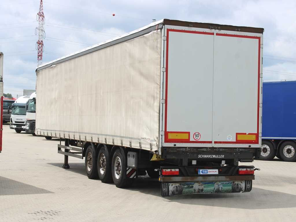 Plachtový náves Schwarzmüller SPA 3/E, LIFTING AXLE, MULDA, SAF, MULTILOCK