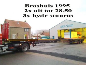 Broshuis 3 AOU48 VLAKKE UITSCHUIVER - Plošinový/ Valníkový náves
