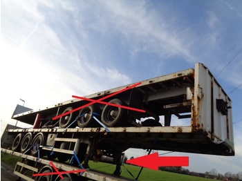 Plošinový/ valníkový náves Leci Trailer Oplegger 15x flatbed plateau