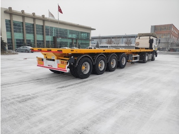 Plošinový/ valníkový náves Nova NEW 4 AXLE FLATBED SEMI TRAILER FOR AFRICA