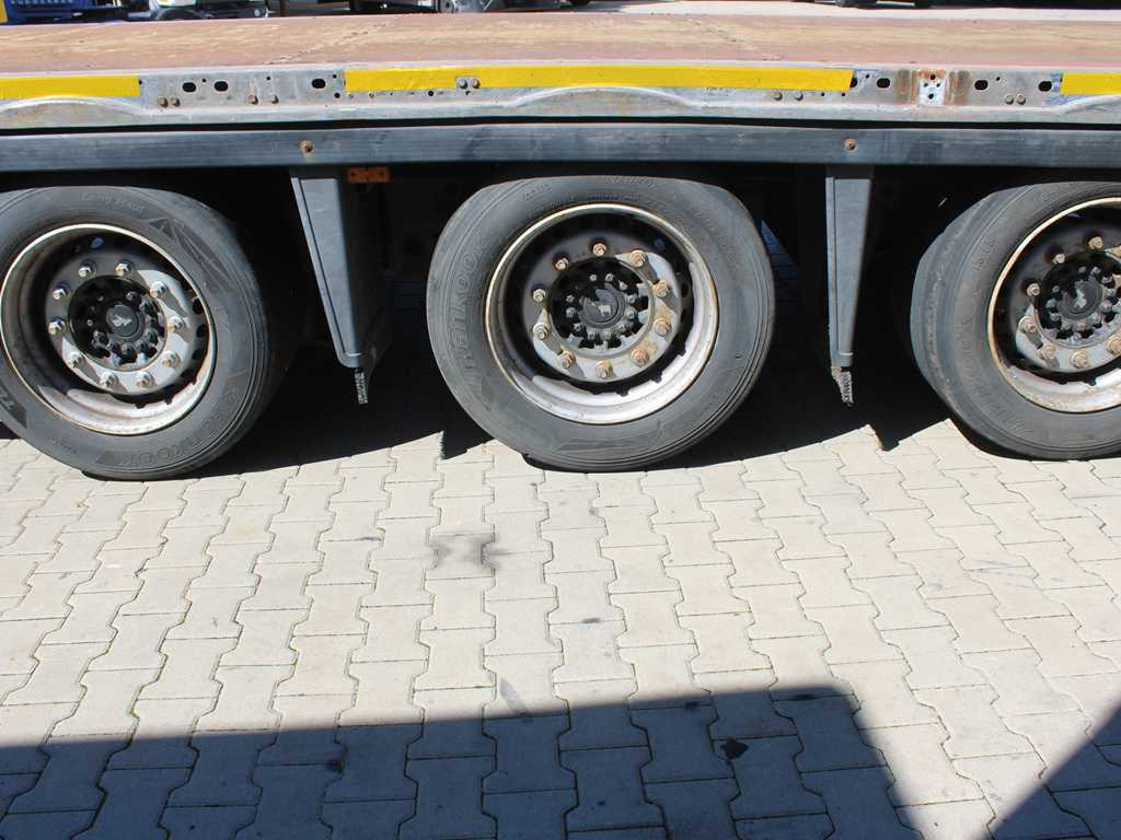 Plošinový/ Valníkový náves Schmitz CARGOBULL SCB*S3T, LIFTING AXLE, MULTILOCK