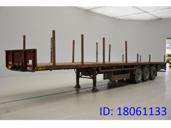 Plošinový/ valníkový náves Van Hool Extendable platform trailer