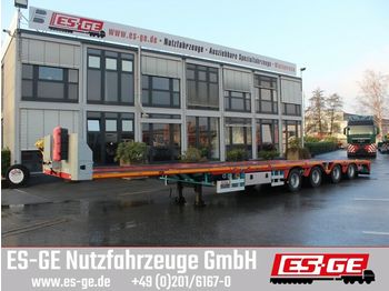 Plošinový/ valníkový náves Yalcin 4-Achs-Megatrailer - teleskopierbar