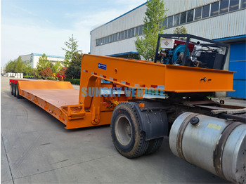 Nový Náves podvalník na prepravu ťažké stroje SUNSKY 3 Axle 70 Tons detachable gooseneck lowbed trailer: obrázok 3