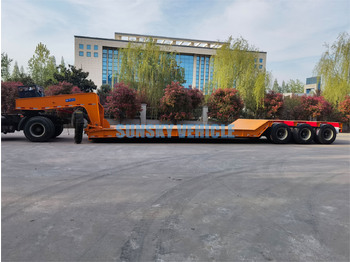 Nový Náves podvalník na prepravu ťažké stroje SUNSKY 3 Axle 70 Tons detachable gooseneck lowbed trailer: obrázok 4