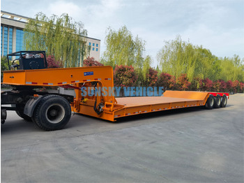 Nový Náves podvalník na prepravu ťažké stroje SUNSKY 3 Axle 70 Tons detachable gooseneck lowbed trailer: obrázok 5