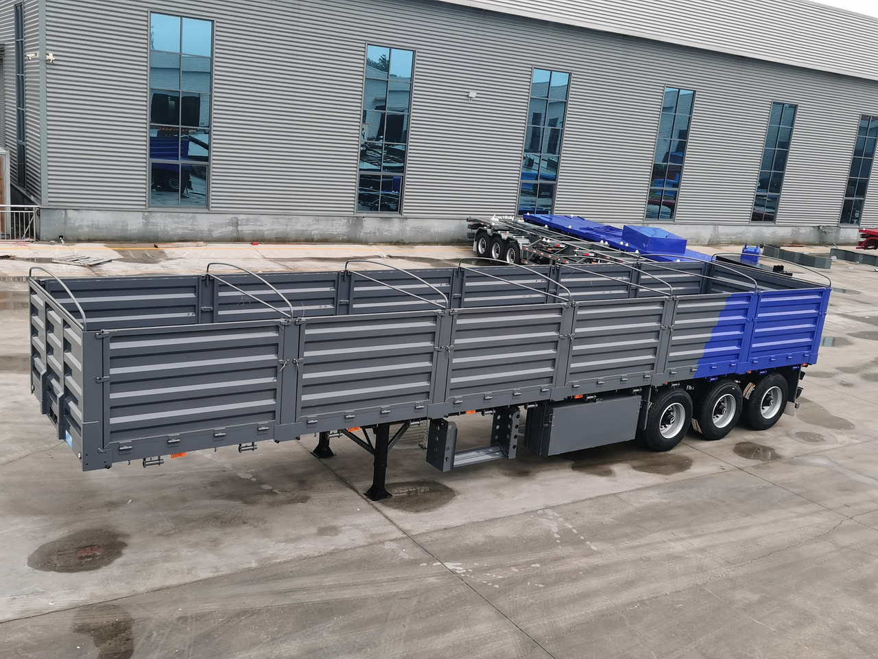 Nový Plošinový/ Valníkový náves na prepravu sypký materiál SUNSKY 40FT drop side wall semi trailer: obrázok 9