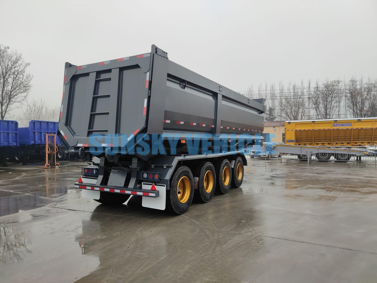 Nový Náves sklápěcí na prepravu sypký materiál SUNSKY 4-Axle Dump Semi-trailer: obrázok 8