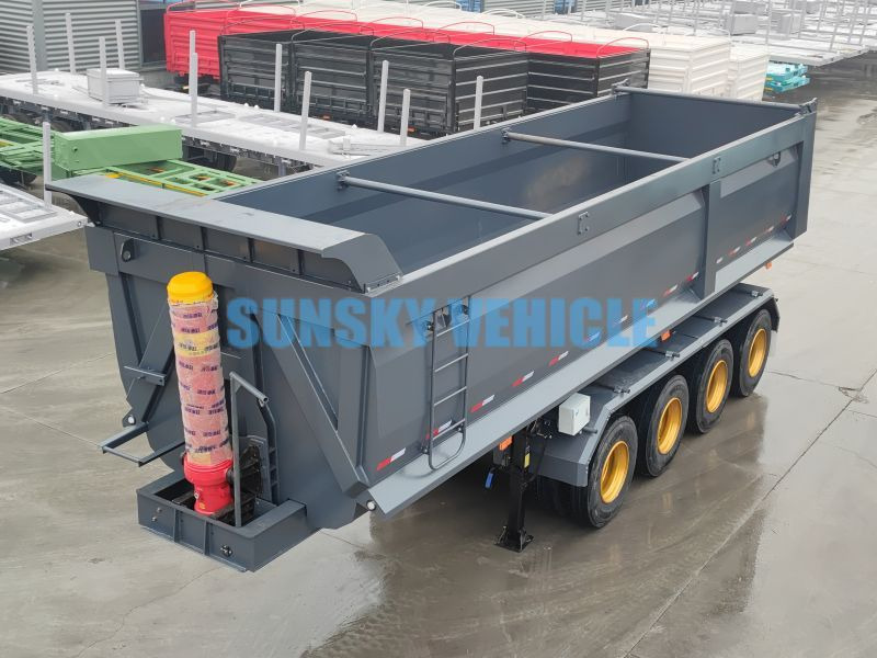 Nový Náves sklápěcí na prepravu sypký materiál SUNSKY 4-Axle Dump Semi-trailer: obrázok 4