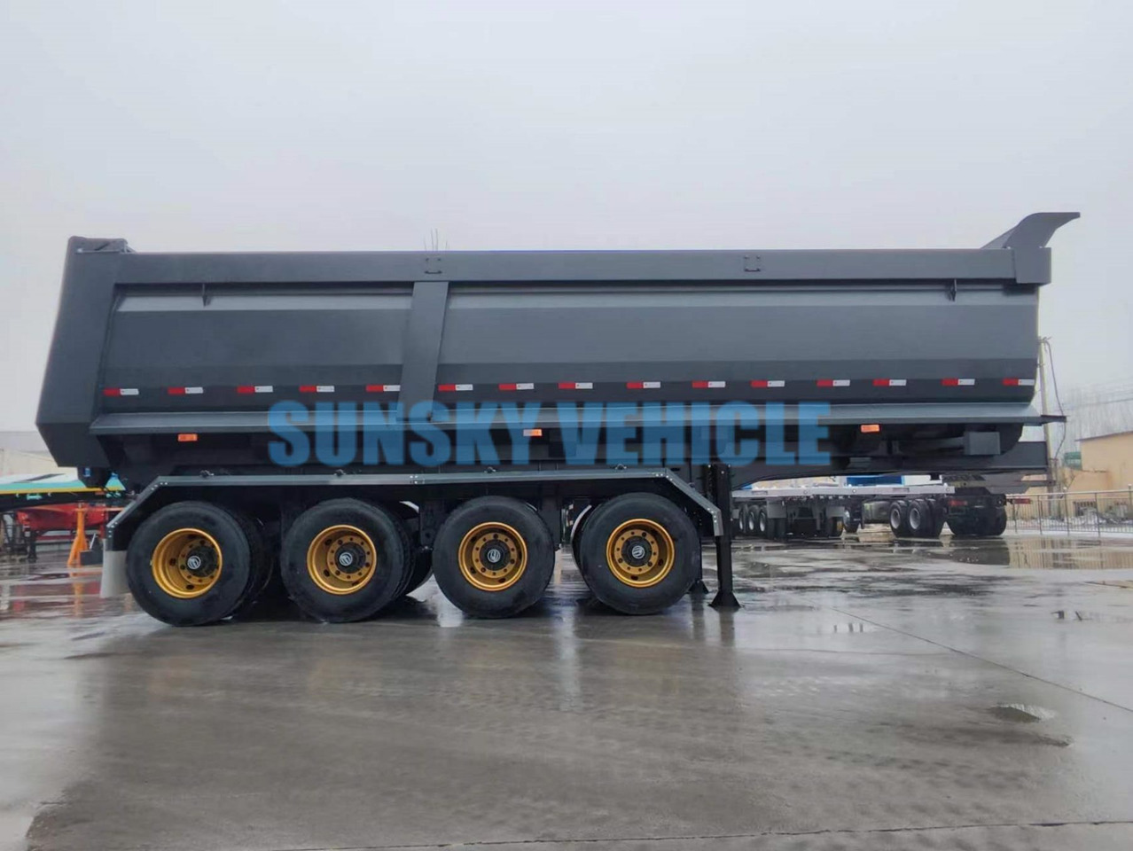 Nový Náves sklápěcí na prepravu sypký materiál SUNSKY 4-Axle Dump Semi-trailer: obrázok 9