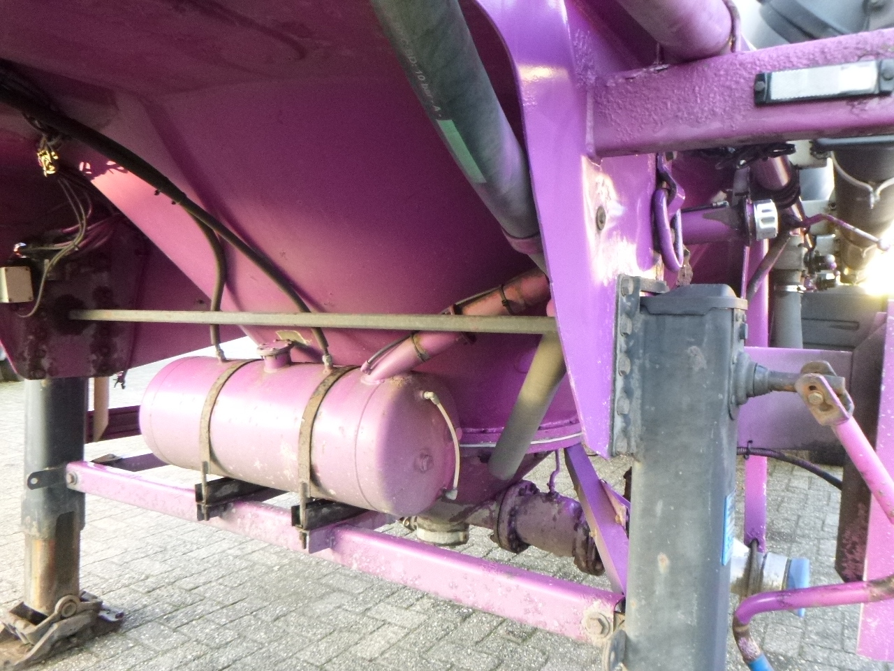 Cisternový náves na prepravu múky Spitzer Powder tank alu 37 m3 + engine/compressor: obrázok 10