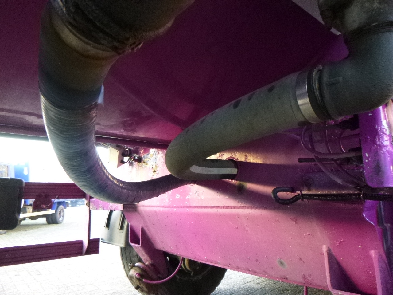 Cisternový náves na prepravu múky Spitzer Powder tank alu 37 m3 + engine/compressor: obrázok 13