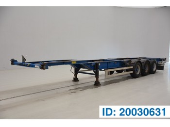 Náves preprava kontajnerov/ Výmenná nadstavba TURBO'S HOET 2 x 20-40 ft skelet: obrázok 1