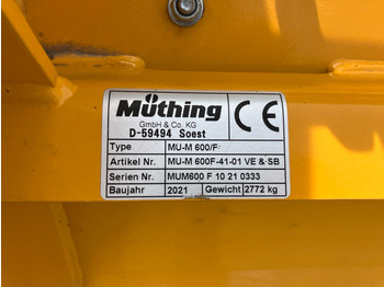 Müthing MU-M 600/F - Kladivkový mulčovač: obrázok 3