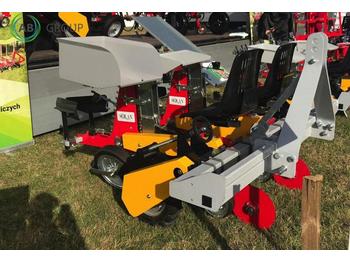 Sejací stroj Solan Halbautomatischer Greiferpflanzer / Semi automatic finger planter 2 rows/Plantadora de hortalizas pinzas/Sadzarka półautomatyczna chwytakowa