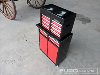 Vybavenie garáže/ Dielne Unused US PRO Tools Rolling Tool Box with Top 4 Drawer Cabinet (Black): obrázok 1